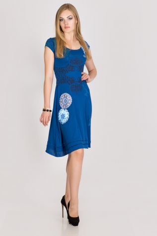 ТРИКОТАЖНОЕ ЖЕНСКОЕ ПЛАТЬЕ DEZIGUAL № 7396