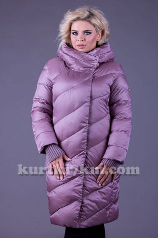 Красивый модный женский пуховик без меха Snow beauty 1858A