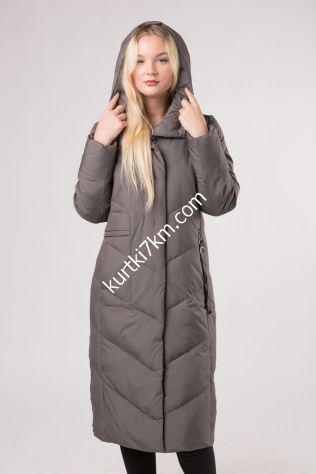Пуховик жіночий без хутра Quiet Poem 9604