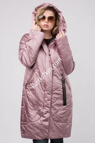 Шикарний світлий плащ великого розміру Mishelle 780