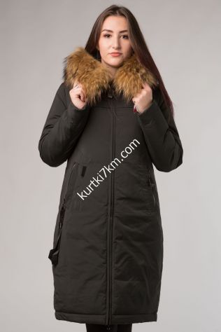 Парка жіноча великого розміру Visdeer 9155