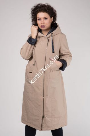 Стильний супер батальний плащ на синтепоні Damader 12336