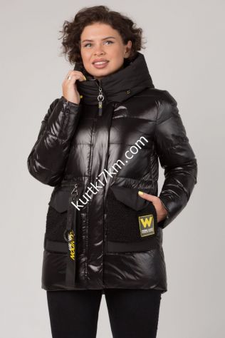 Куртка зимова з хутряними кишенями Visdeer 253