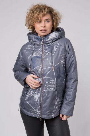 Куртка жіноча абстракція Visdeer 941