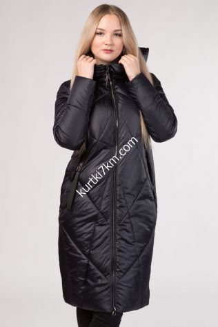 Пуховик жіночий без хутра Visdeer 9120