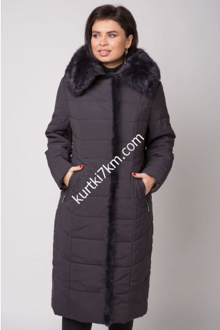 Зимове тепле пальто-пуховик великого розміру Damader 1858
