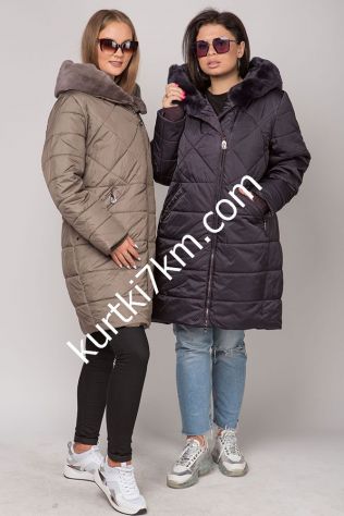 Зимове пальто з верблюжої вовни Damader 21039