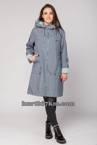 Женский плащ большого размера Quiet Poem 9126