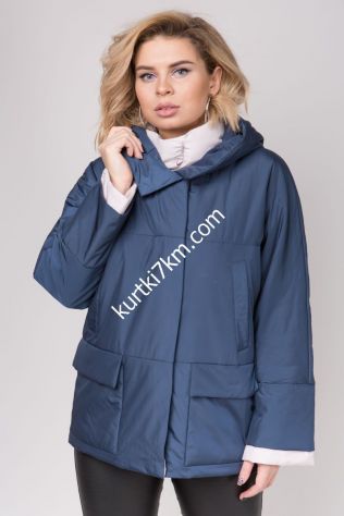 Жіноча демісезонна куртка oversize Damader 11078
