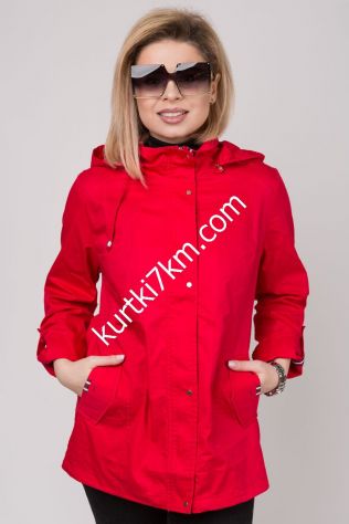 Жіноча вітровка зі знімним капюшоном 580