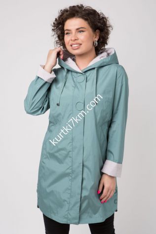 Стильний плащ великого розміру QUIET POEM 8158-2