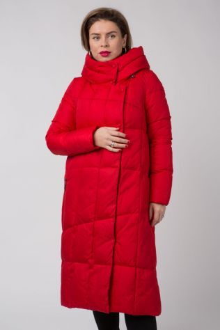 Стильне зимове пальто Delfy 19058