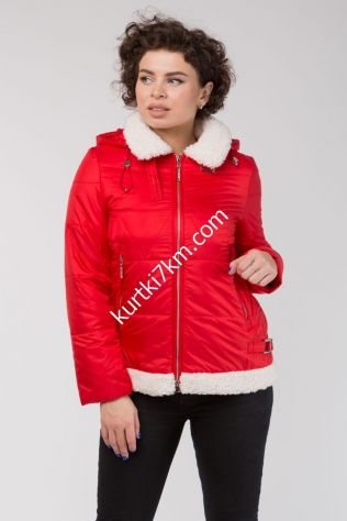 Куртка-пілот з хутром Snow beauty 21060