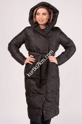 Довгий зимовий пуховик Snow beauty 2151