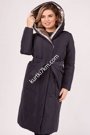 Шикарне зимове пальто-пуховик Snow beauty 9085