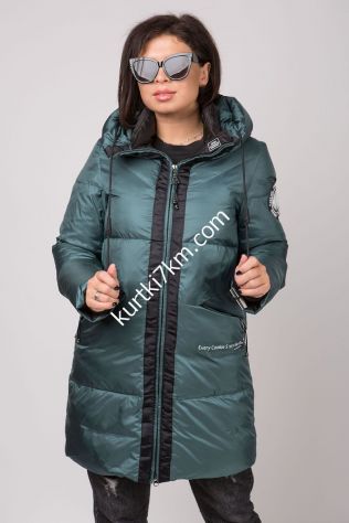 Куртка зимова великого розміру Snow beauty 20080