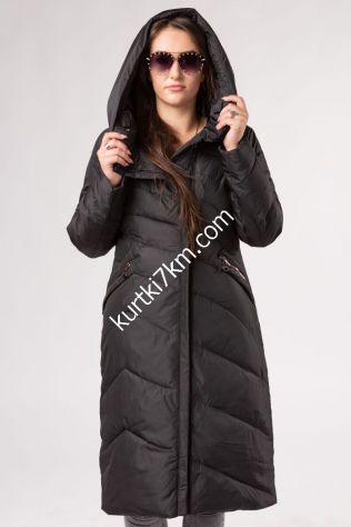 Приталений пуховик жіночий Damader 1918