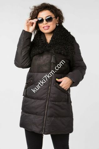 Шикарна зимова куртка з хутром Damader 51033