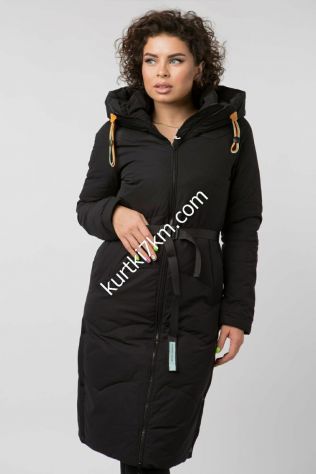 Пуховик з поясом Towmy 3262