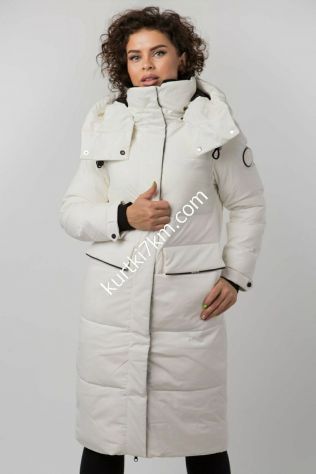 Шикарний білий пуховик Towmy 3286