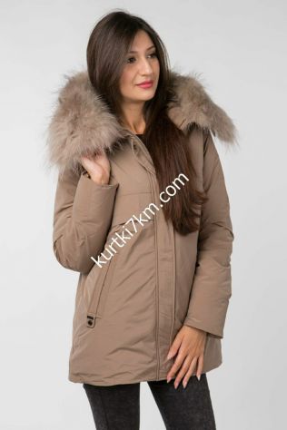 Коротка куртка з хутром Damader 51060