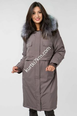 Пуховик-парка з хутром Damader 51039-C