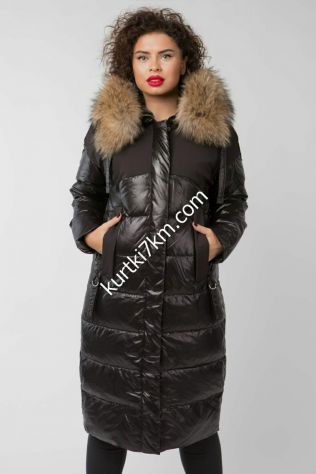 Зимова парка з хутром Visdeer 3158