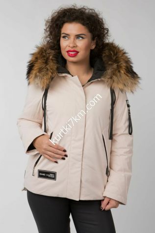 Коротка зимова куртка з хутром Fodarlloy 22115