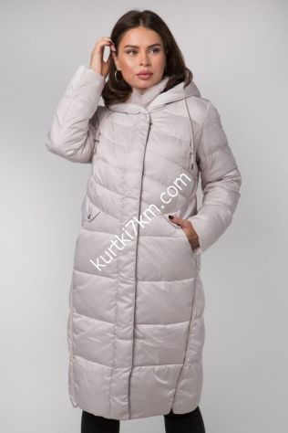 Жіноче пальто перлове Snow beauty 21330