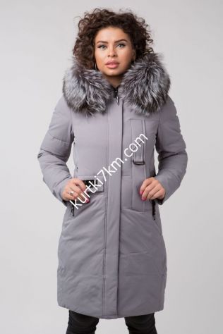 Зимова парка з хутром чорнобурки Peercat 8151