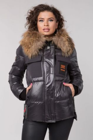 Парка зимова з хутром Visdeer 2129