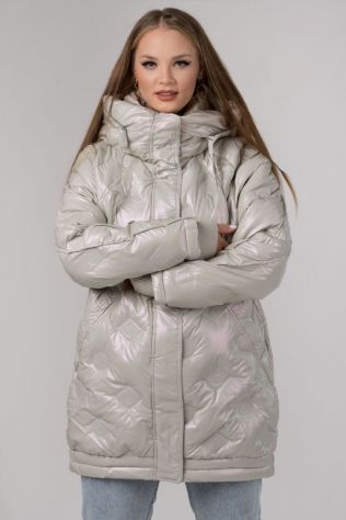 Зимова куртка з екошкіри Snow Owl 22A696