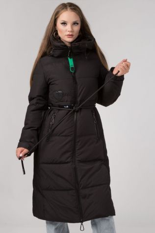 Ексклюзивний чорний пуховик Yamosis 1116