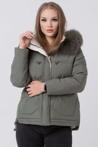 Короткий зимовий пуховик Vavilona 8816