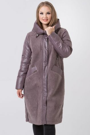 Пуховик шубка Moda 2268 преміум