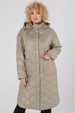 Стильне пальто великих розмірів Astrid 10-396