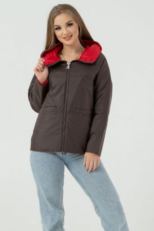 Двостороння коротка куртка Button 655