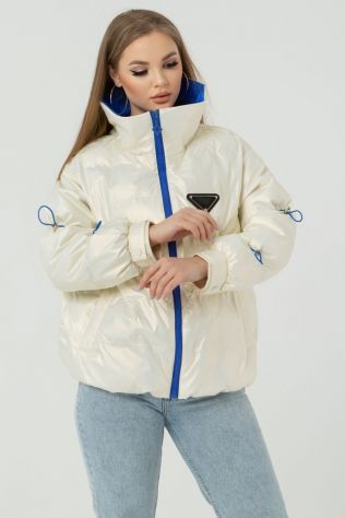 Брендова куртка з еко шкіри Prada 789