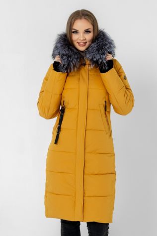 Пуховик з натуральним хутром Damader 1770C