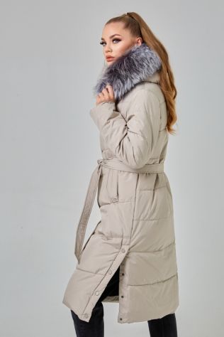 Батальний пуховик з хутром Damader 1791