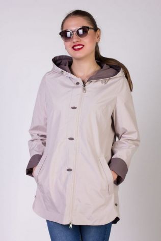 ВЕТРОВКИ ЖЕНСКИЕ НА ПОДКЛАДЕ  СУПЕР БАТАЛЫ POEM №7005