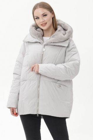 Зимова куртка з хутром Rosy Pink 9347 