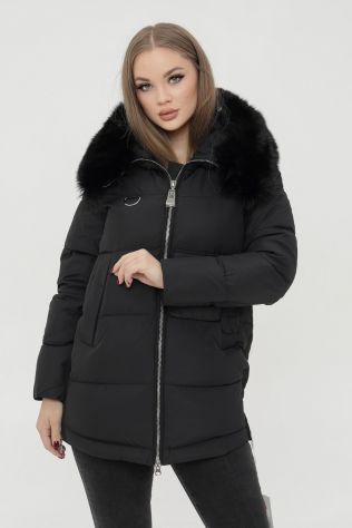Молодіжна куртка з хутром Visdeer 3146